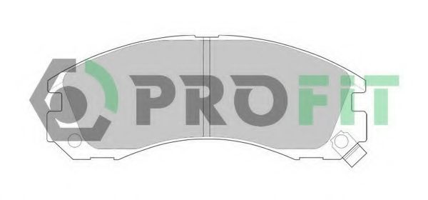 Комплект тормозных колодок, дисковый тормоз PROFIT 5000-0765 C