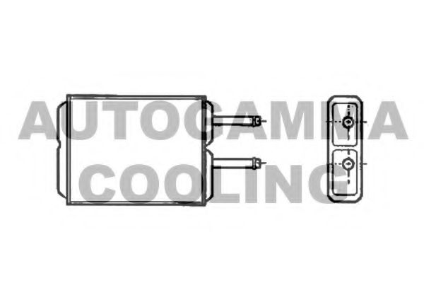 Теплообменник, отопление салона AUTOGAMMA 102451