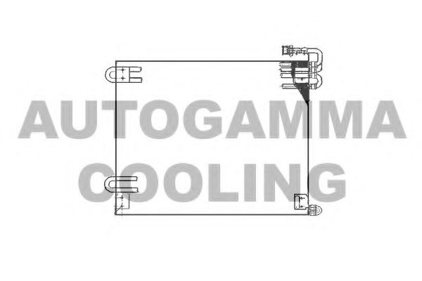 Конденсатор, кондиционер AUTOGAMMA 102733