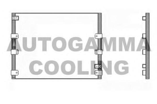 Конденсатор, кондиционер AUTOGAMMA 104001