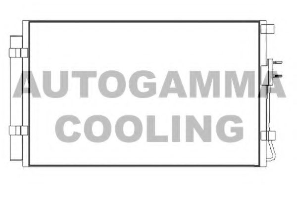 Конденсатор, кондиционер AUTOGAMMA 107386
