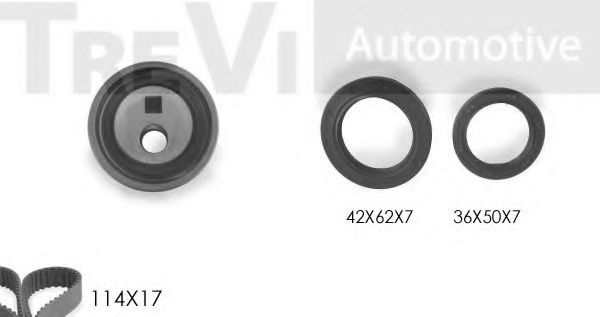 Комплект ремня ГРМ TREVI AUTOMOTIVE KD1015S