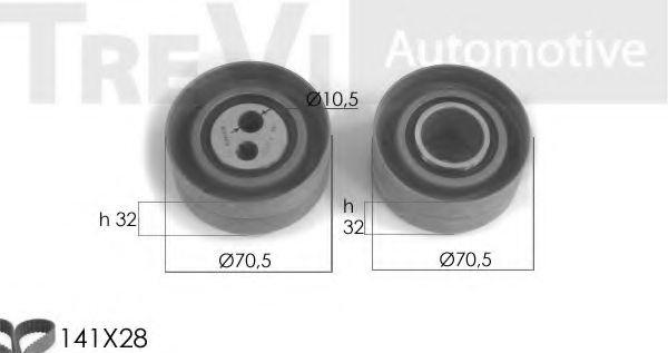 Комплект ремня ГРМ TREVI AUTOMOTIVE KD1052