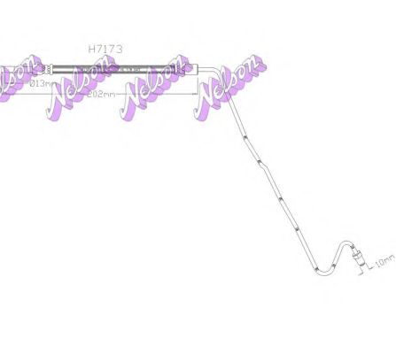 Тормозной шланг Brovex-Nelson H7173
