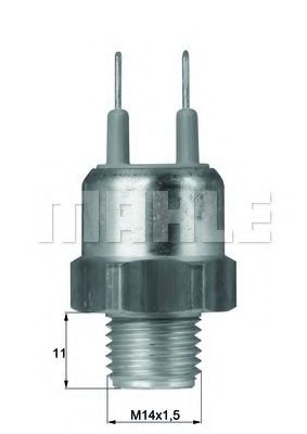 Термовыключатель, вентилятор радиатора BEHR TSW 25D