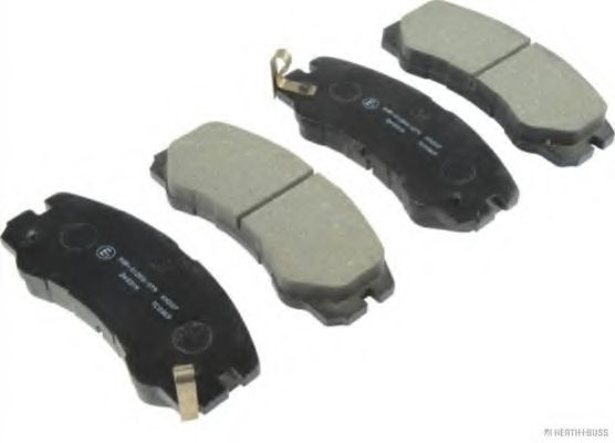 Комплект тормозных колодок, дисковый тормоз HERTH+BUSS JAKOPARTS J3609009