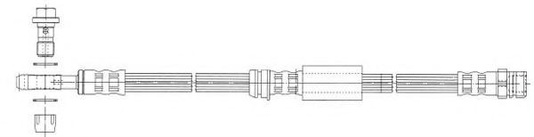 Тормозной шланг FERODO FHY2665