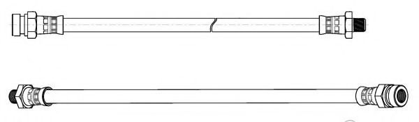 Тормозной шланг FERODO FHY2895