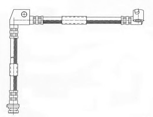 Тормозной шланг FERODO FHY3207