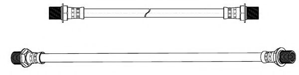 Тормозной шланг FERODO FHY2882