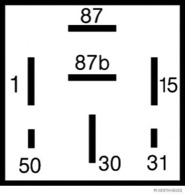 Реле, топливный насос HITACHI 132010