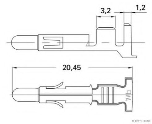 Соединительный элемент HC-PARTS 191074