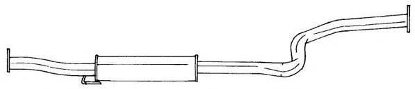 Средний глушитель выхлопных газов AKS DASIS SG65441