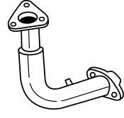 Труба выхлопного газа AKS DASIS SG34200