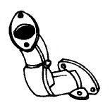 Труба выхлопного газа AKS DASIS SG70109