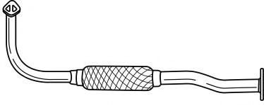 Труба выхлопного газа AKS DASIS SG37116