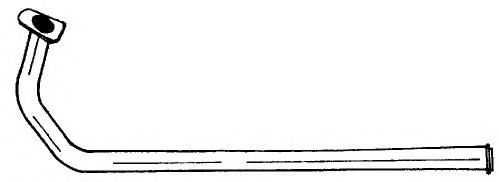 Труба выхлопного газа AKS DASIS SG50119