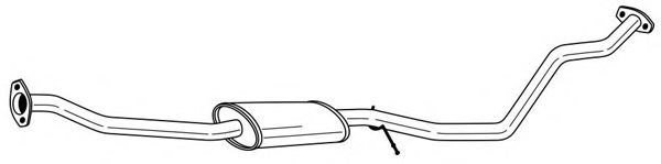 Средний глушитель выхлопных газов AKS DASIS SG74416