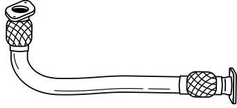 Труба выхлопного газа AKS DASIS SG53130