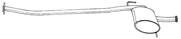 Средний глушитель выхлопных газов AKS DASIS SG50423