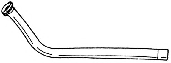 Труба выхлопного газа AKS DASIS SG45122