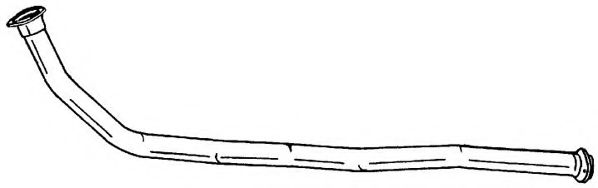 Труба выхлопного газа AKS DASIS SG40169