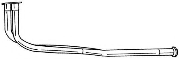 Труба выхлопного газа AKS DASIS SG40104