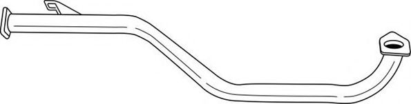 Труба выхлопного газа AKS DASIS SG37504