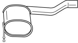 Предглушитель выхлопных газов AKS DASIS SG35306