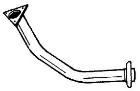 Труба выхлопного газа AKS DASIS SG25175