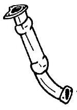 Труба выхлопного газа AKS DASIS SG25166