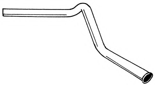 Труба выхлопного газа AKS DASIS SG11702