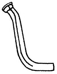 Труба выхлопного газа AKS DASIS SG11121