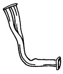 Труба выхлопного газа AKS DASIS SG11111