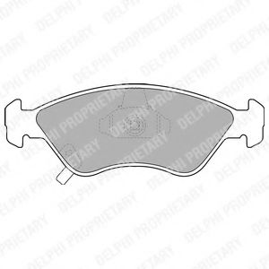 Комплект тормозных колодок, дисковый тормоз FMSI-VERBAND 23451