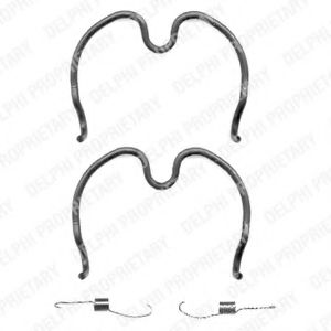 Комплектующие, тормозная колодка DELPHI LY1328