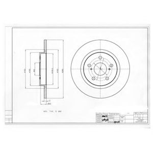 Тормозной диск DELPHI BG4200