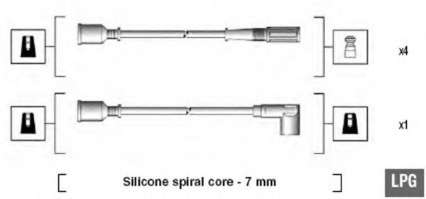 Комплект проводов зажигания MAGNETI MARELLI 941095520594