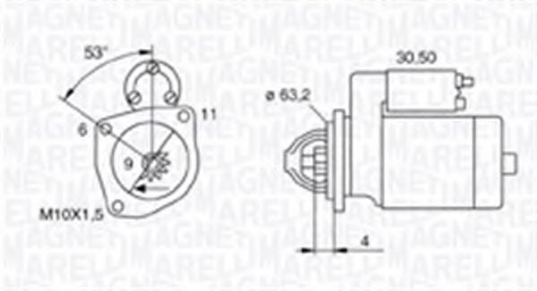 Стартер MAGNETI MARELLI 063720015010