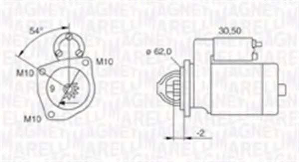 Стартер MAGNETI MARELLI 063720027010