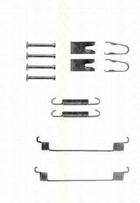 Комплектующие, тормозная колодка TRISCAN 8105 102590