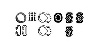 Монтажный комплект, система выпуска WALKER 12758