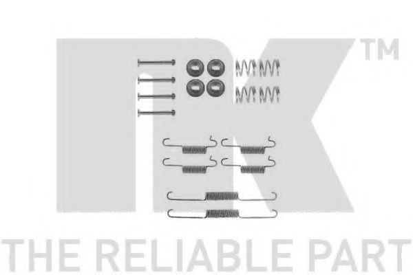 Комплектующие, тормозная колодка NK 7947570