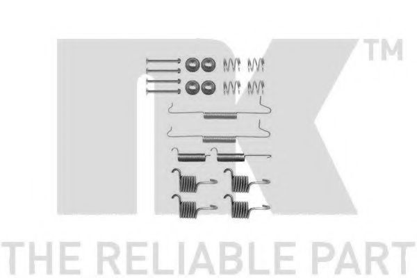 Комплектующие, тормозная колодка NK 7947649