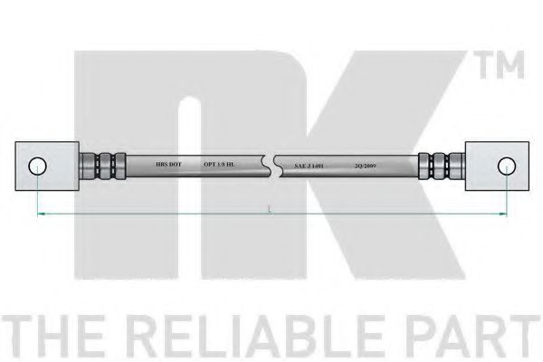Тормозной шланг NK 852271