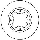 Тормозной диск MAPCO 15588