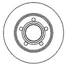 Тормозной диск MAPCO 15878