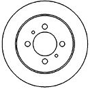 Тормозной диск MAPCO 45506
