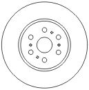 Тормозной диск MAPCO 45540