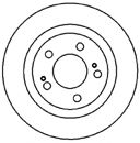 Тормозной диск MAPCO 45545